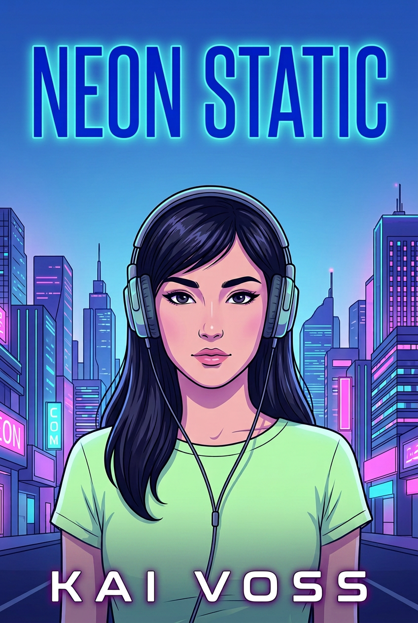 Neon Static by by Kai Voss — Graphic Novel sample book cover