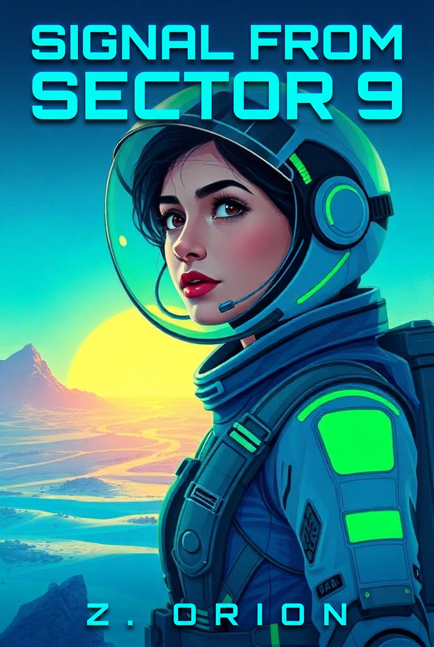 Signal from Sector 9 by by Z. Orion — Sci-fi sample book cover